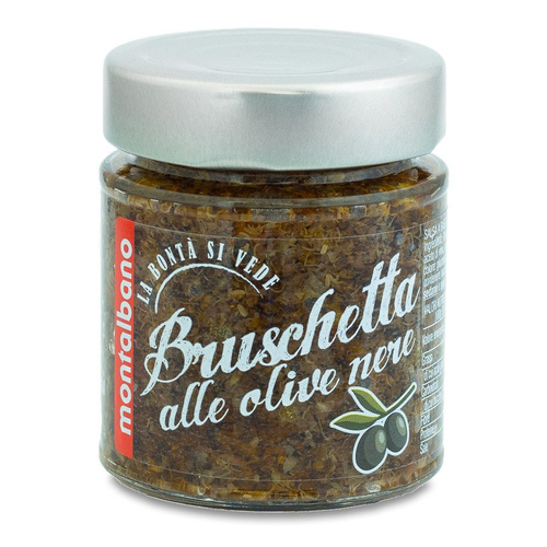 Salsa Bruschetta z Czarnych Oliwek 130g