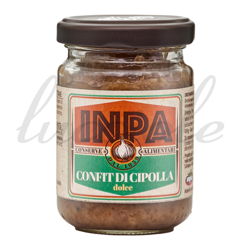 Przetwory Inpa `Pasta Salsa Confit ze Słodkich Cebulek Borettane` 130g