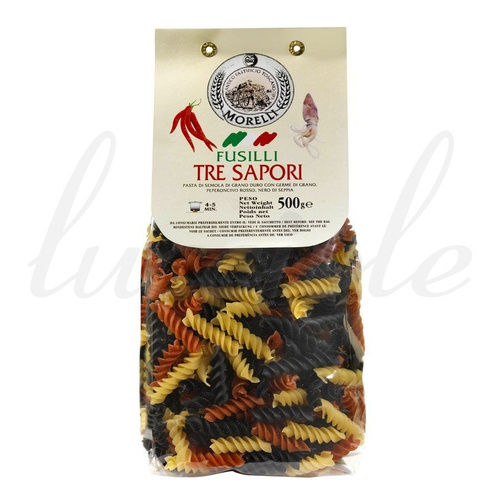 Makaron Morelli `Fusilli Tre Sapori` Trzy Smaki 500g