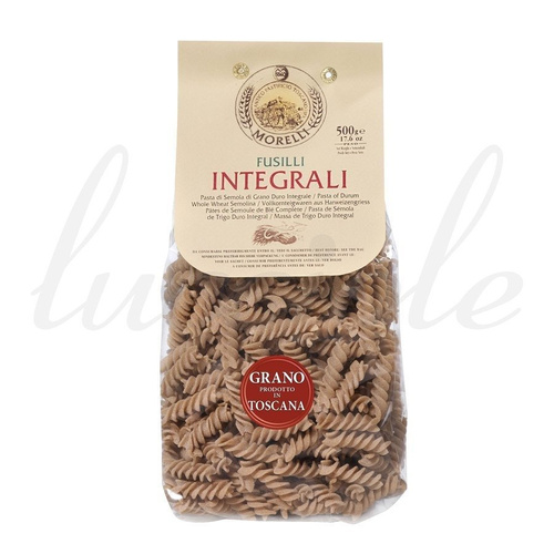 Makaron Morelli `Fusilli Integrali Bio` Pełnoziarnisty 500g