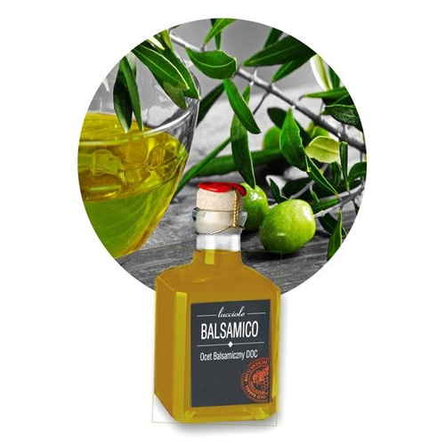 Domowy Dressing Balsamiczny `Balsamico Lemonka z Listkami Oliwki`