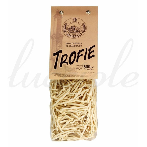 Makaron Morelli `Trofie Toscano` Tradycyjny z Toskanii z zarodkiem pszenicy 500g