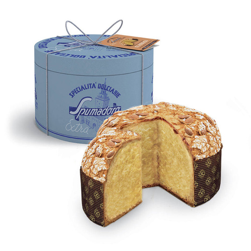 Włoska baba 'Panettone Spumadoro z Migdałami' od Pasticceria Fraccaro 750g