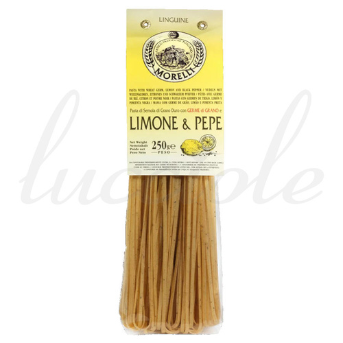 Makaron Morelli `Linguine Limone e Pepe` z Cytryną i Pieprzem 250g