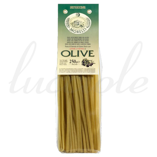 Makaron Morelli `Fettucine alle Olive Verdi` z Zielonymi Oliwkami 250g