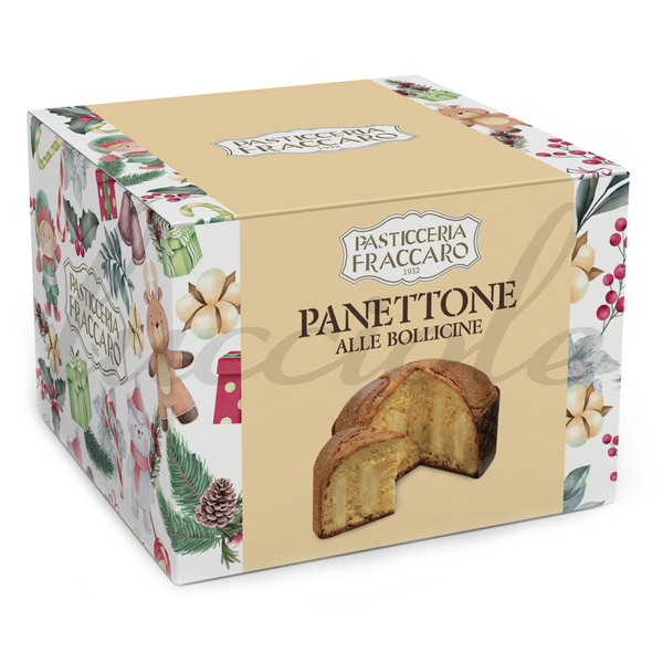 Włoska baba 'Panettone z Kremem Prosecco alla Bollicine' od Pasticceria Fraccaro 750g