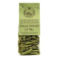 Makaron Morelli `Foglie d'Olivio agli Spinaci` ze Szpinakiem w Kształcie Liści Oliwki 500g