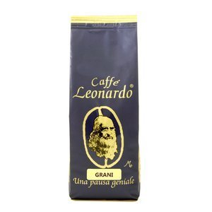 Kawa Leonardo 250g `Aroma Intenso` Grani Pełne Ziarno